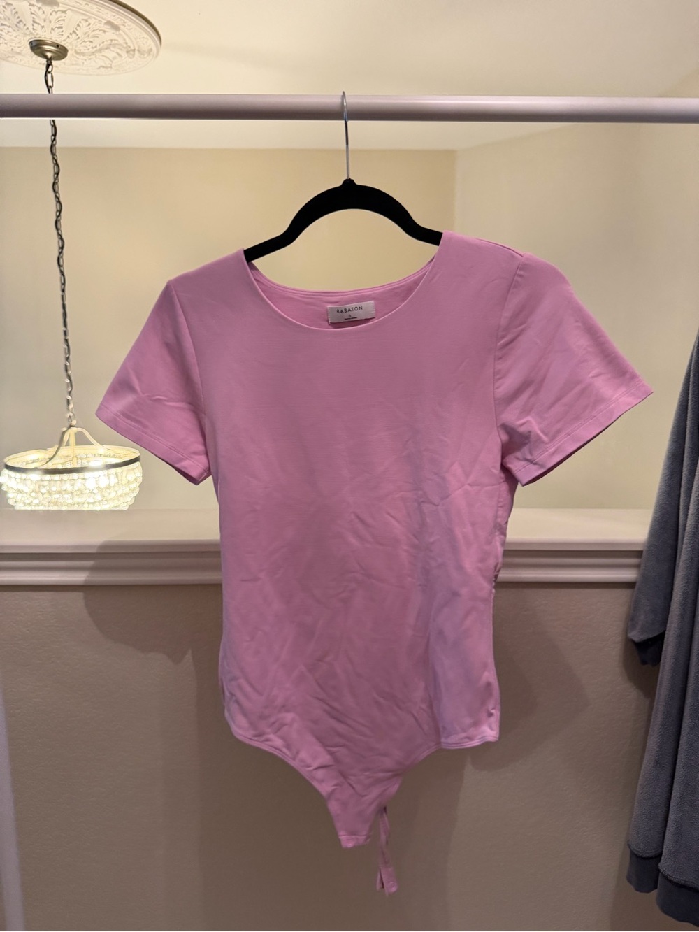 Aritzia Babaton Black Short Sleeve Bodysuit